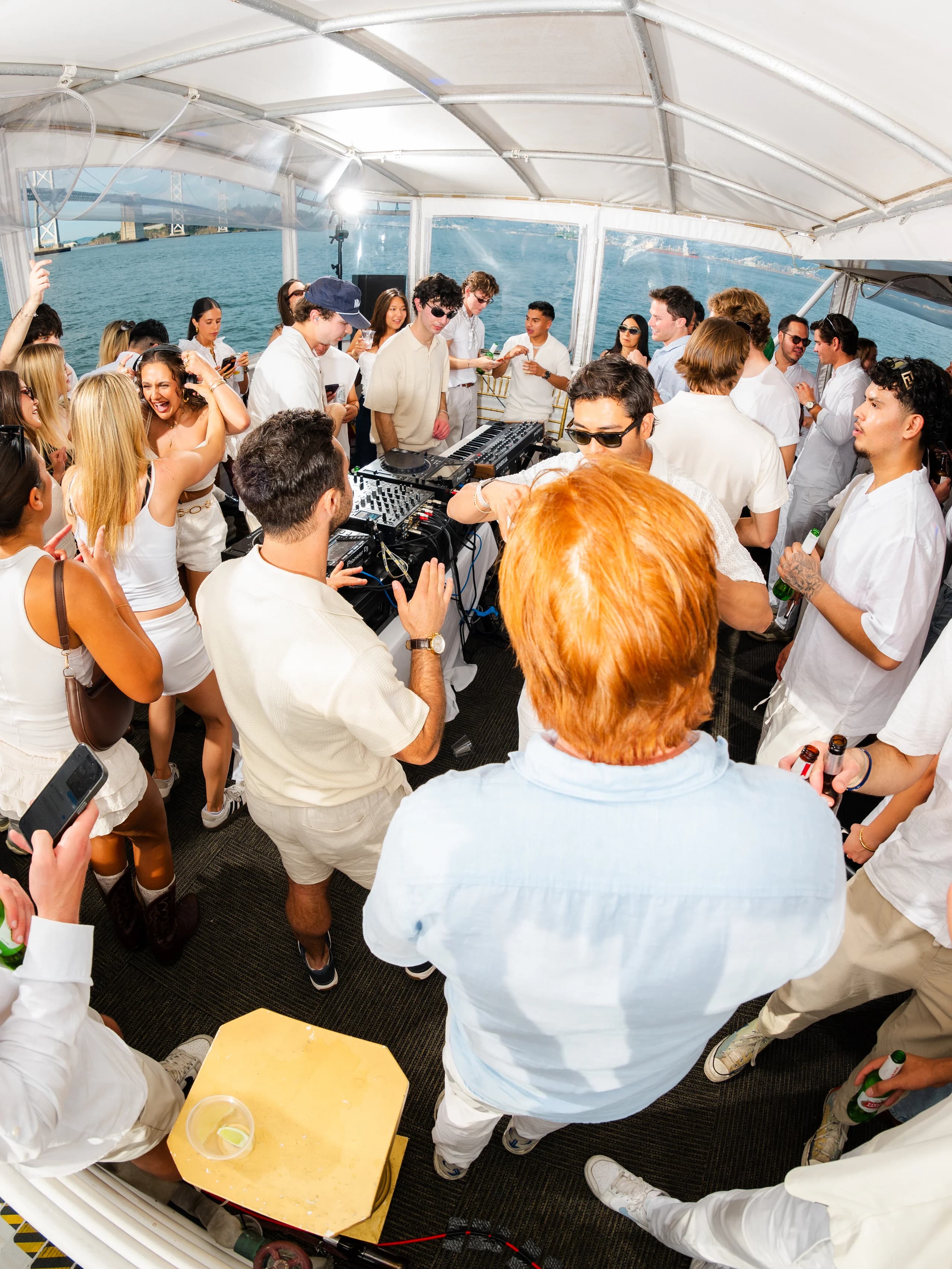 Group of attendees at the LUPFR Boiler Boat 003 event.