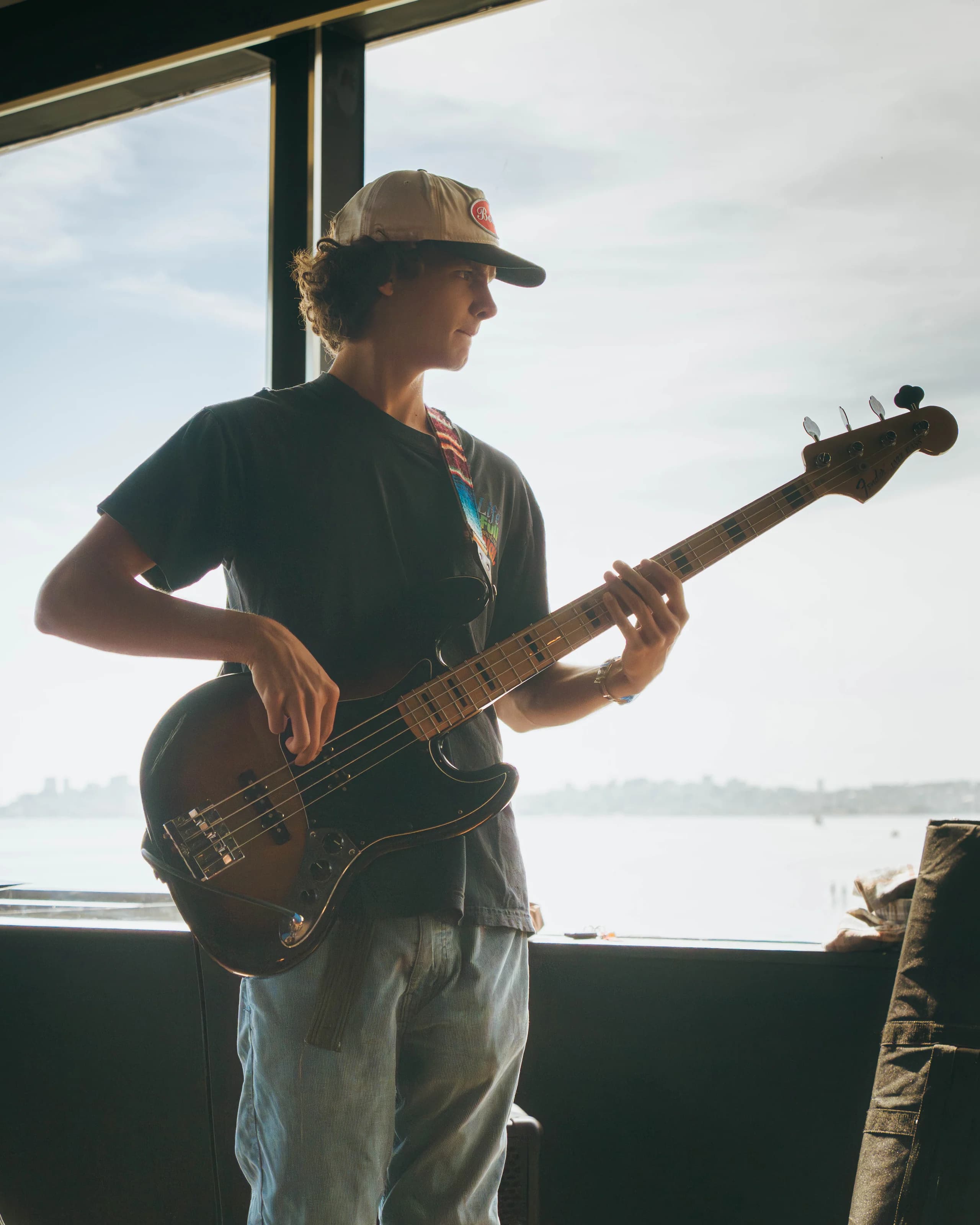 LUPFR Where's West? 004 — Late set, full send—faces in the haze. Bay Area event photography.