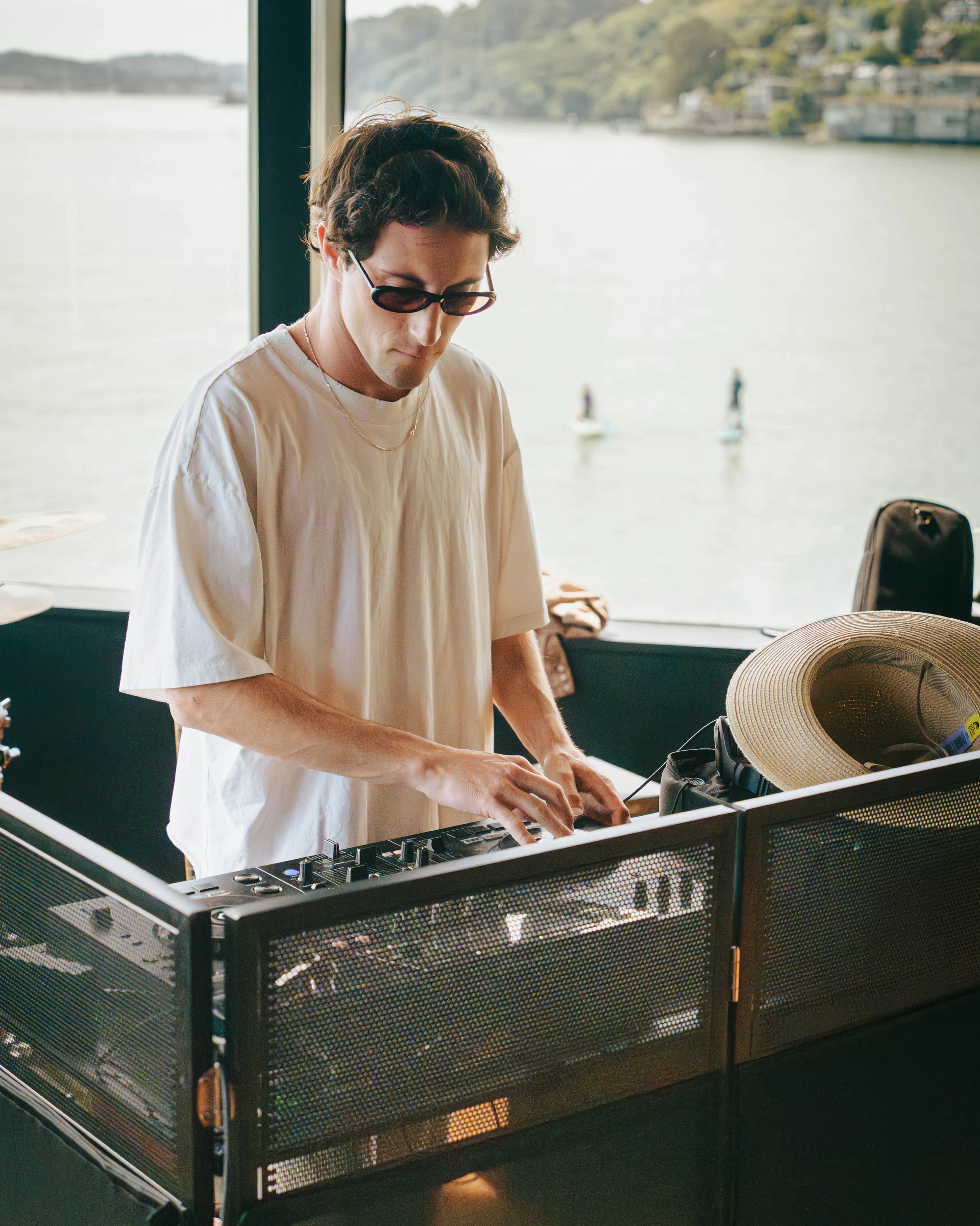 LUPFR Where's West? 004 — Stepping back—you feel the size of the night. Bay Area event photography.