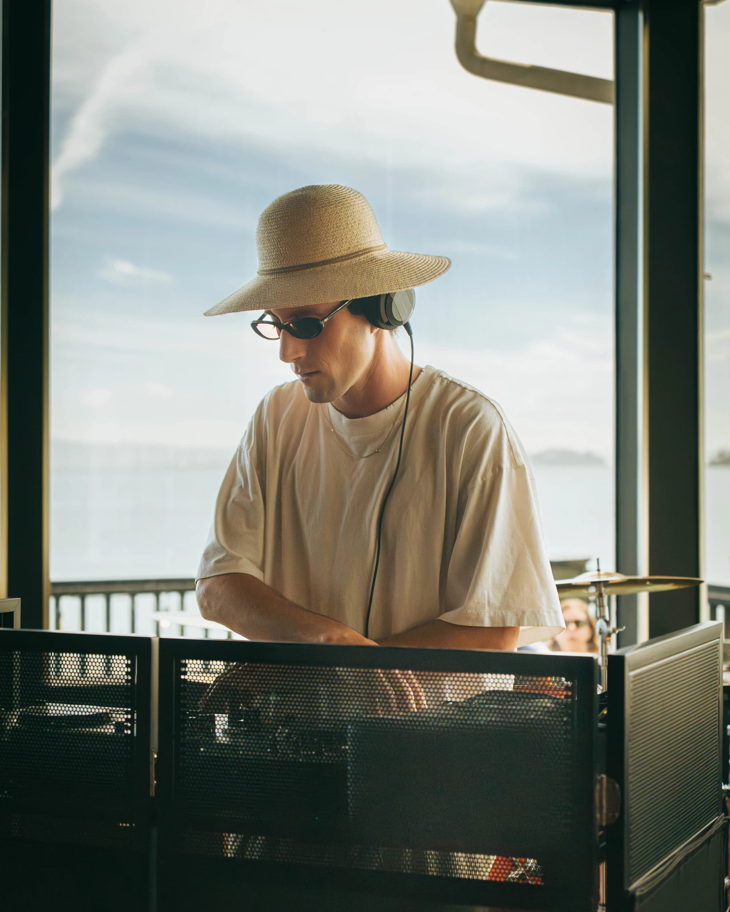 LUPFR Where's West? 004 — Tight pack, big vibe—SF house in the room. Bay Area event photography.