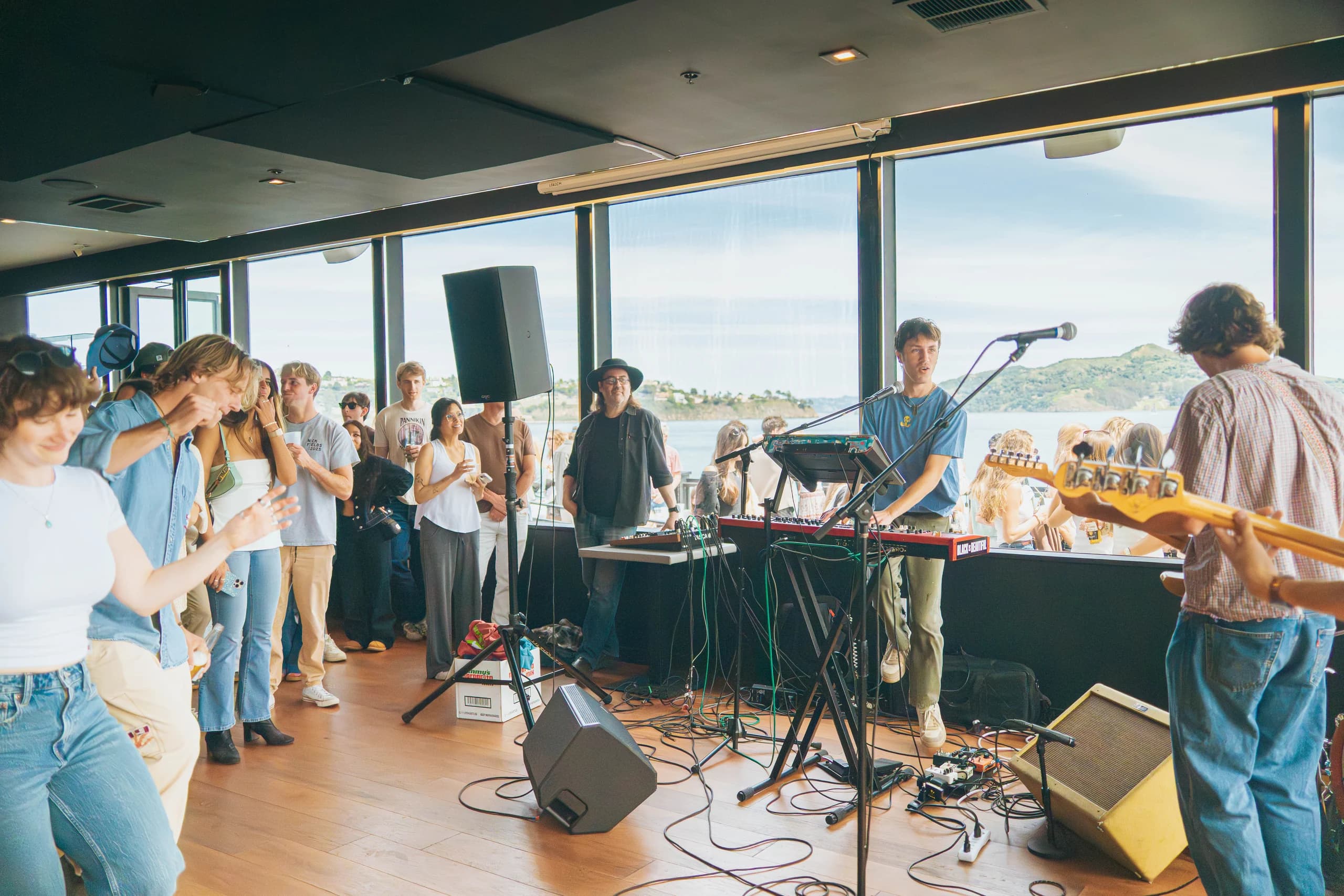 LUPFR Where's West? 004 — Rope lights, real joy. Bay Area event photography.